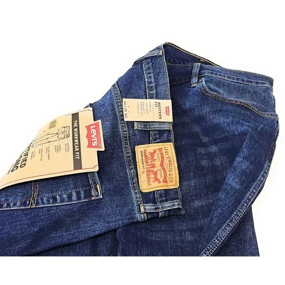 Levi's Men's Western Workwear Fit Cowboy Jeans 44x29 Big and Tall - Picture 3 of 4